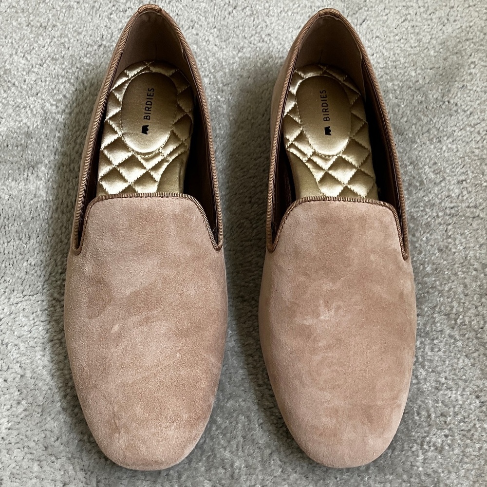 Birdies The Starling suede Loafer Latte, US 8, New without Box